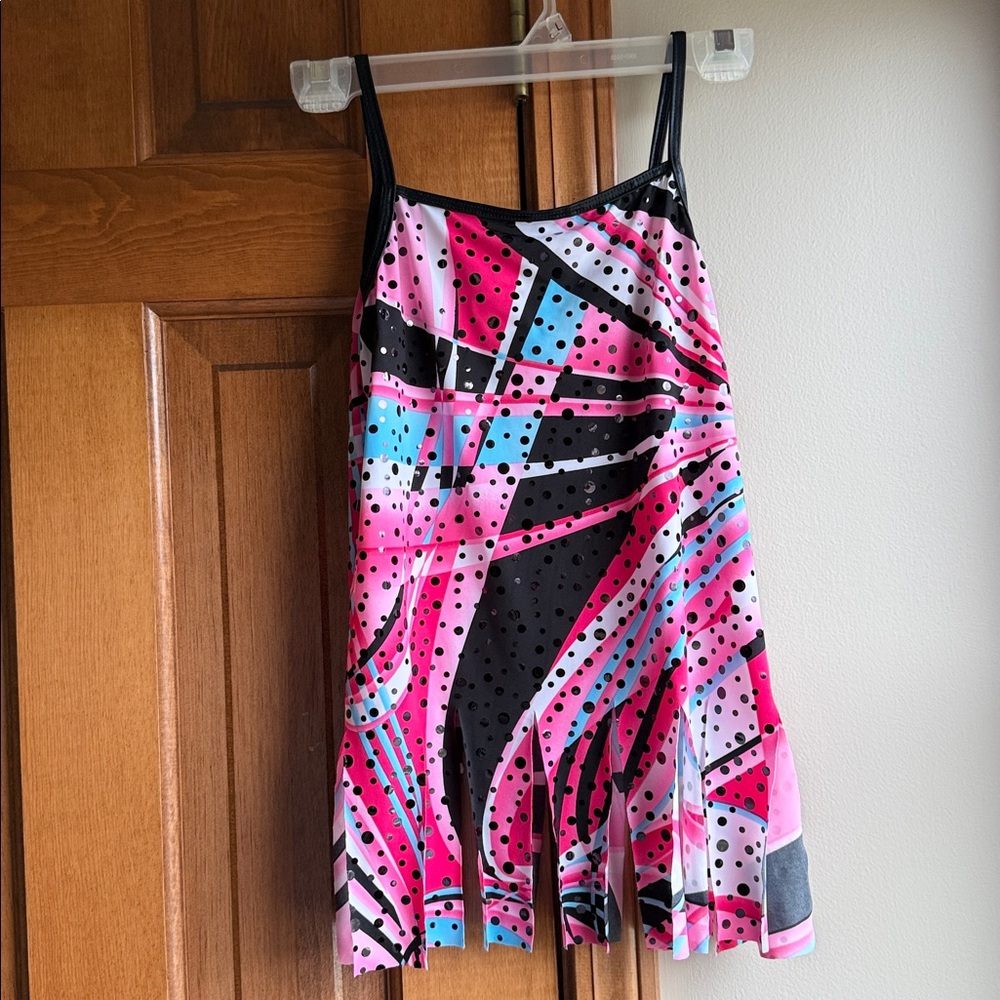 Girls Pink and Black 2 piece dance dress up - Picture 5 of 12